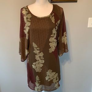 My Beloved By Chico’s brown mini dress size Small